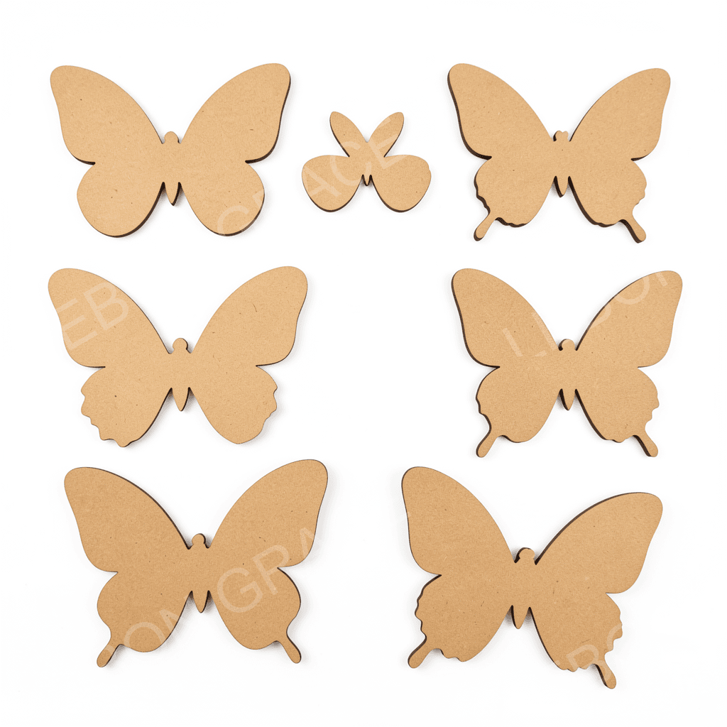 MDF 3D Butterfly Building Kit – Premium Set