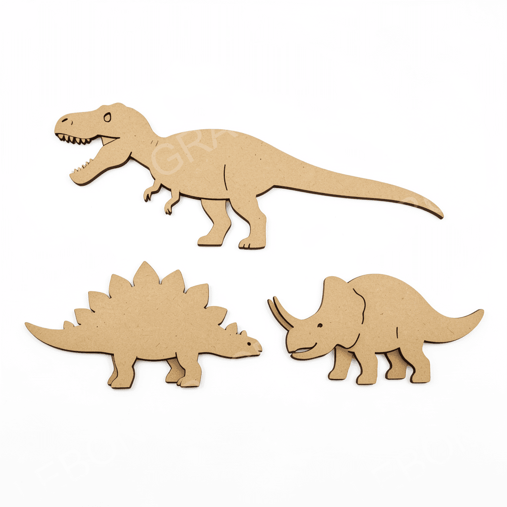 MDF 3D Dinosaur Building Kit – Premium Set