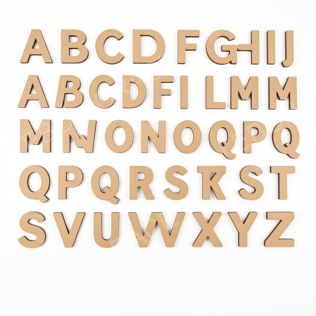 MDF Alphabet Puzzle Board – 26 Letter Set