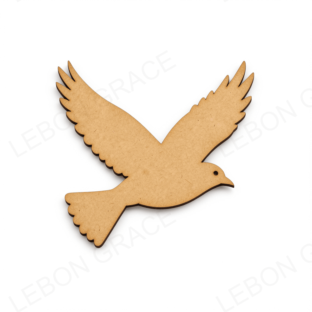 MDF Bird Cutout – 3mm Laser Cut