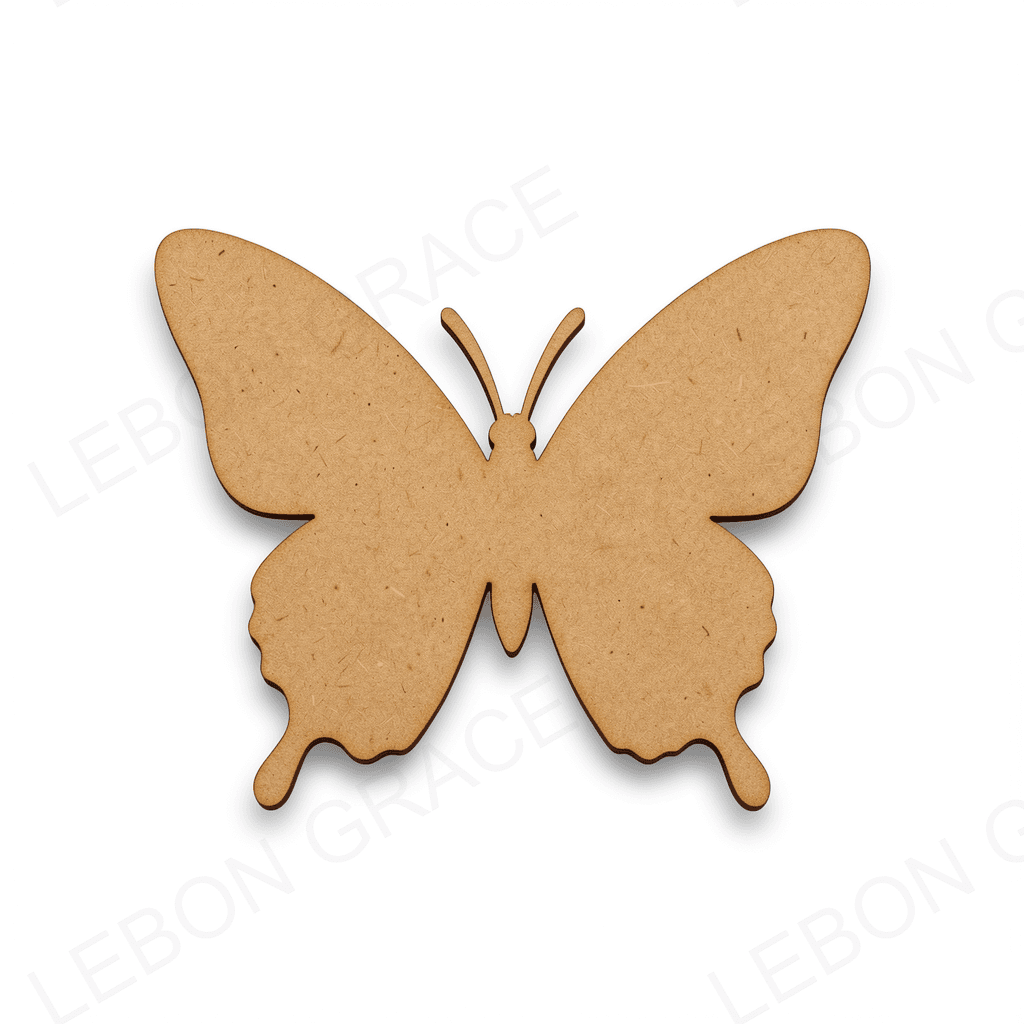 MDF Butterfly Cutout – 3mm Laser Cut