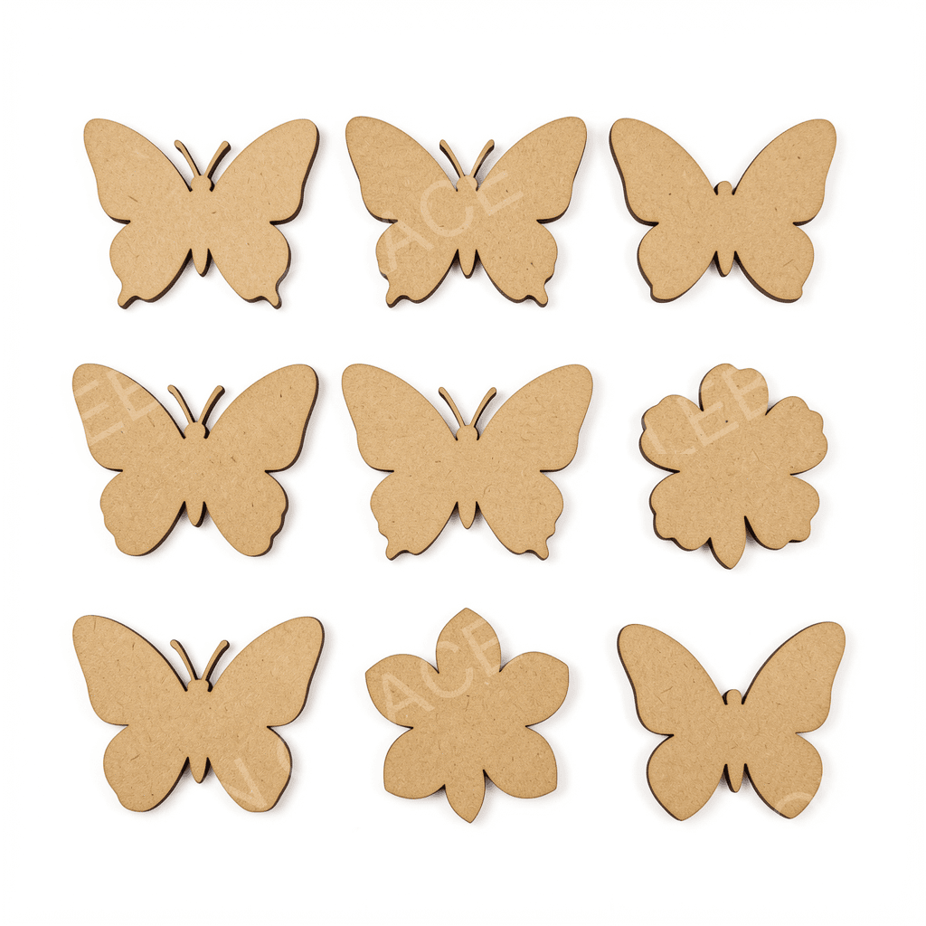 MDF Butterfly Garden Puzzle – 8 Piece Set