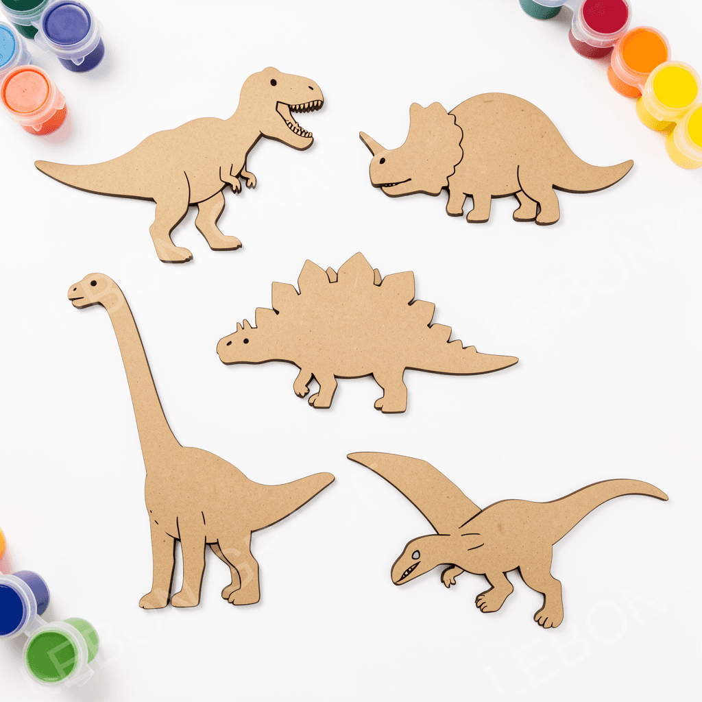 Paint Your Own Dinosaurs – MDF Kit