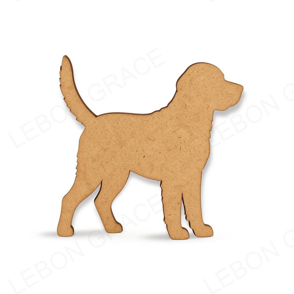 MDF Dog Cutout – 3mm Laser Cut