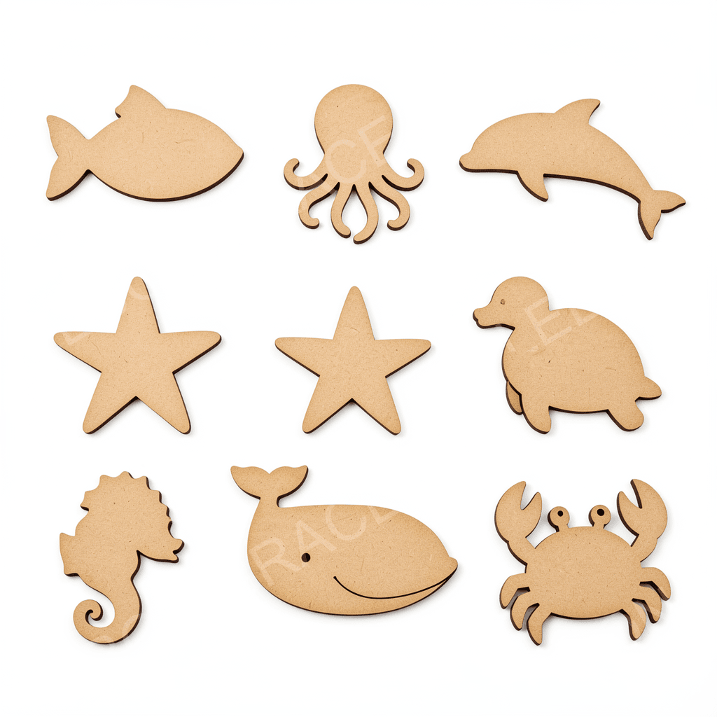 Paint Your Own Ocean Animals – MDF Kit