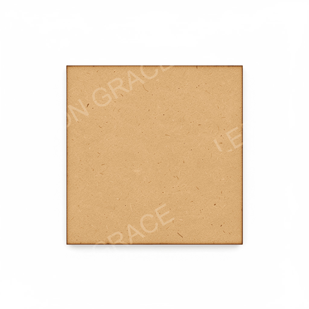 MDF Square Cutout – 3mm Laser Cut
