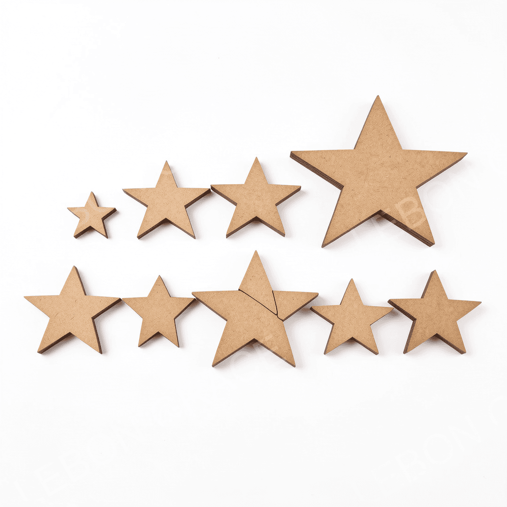 MDF Star Matching Puzzle – 8 Piece Educational Kit