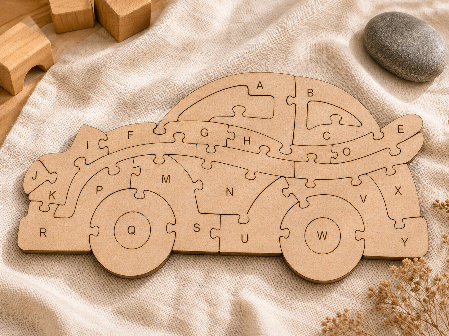 Alphabet Car Puzzle