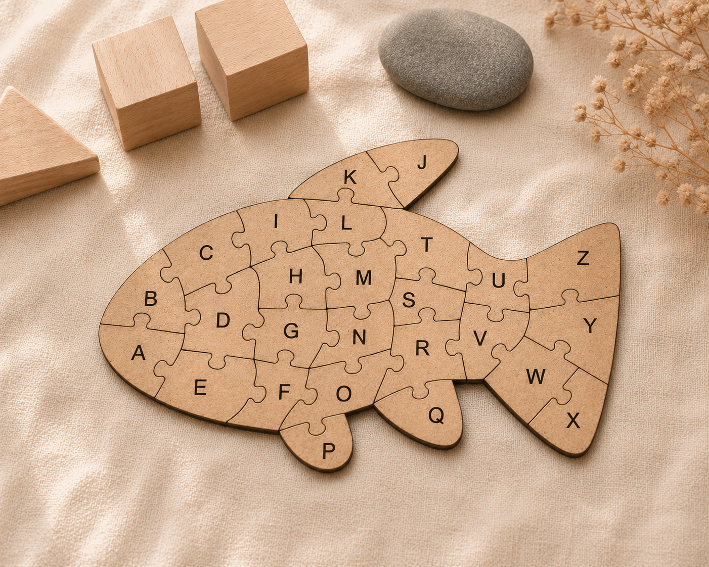 Alphabet Fish Puzzle