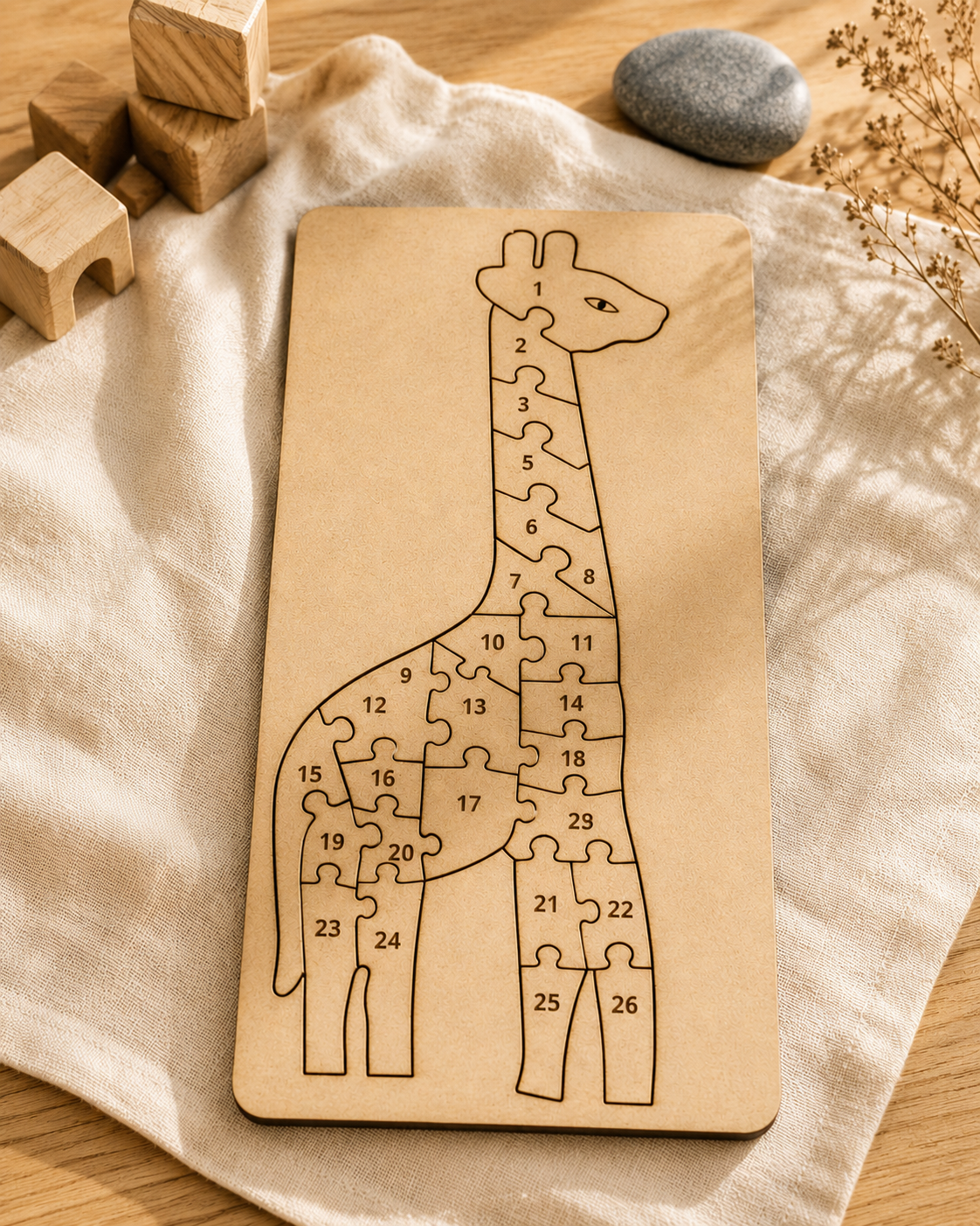 Giraffe Number Puzzle