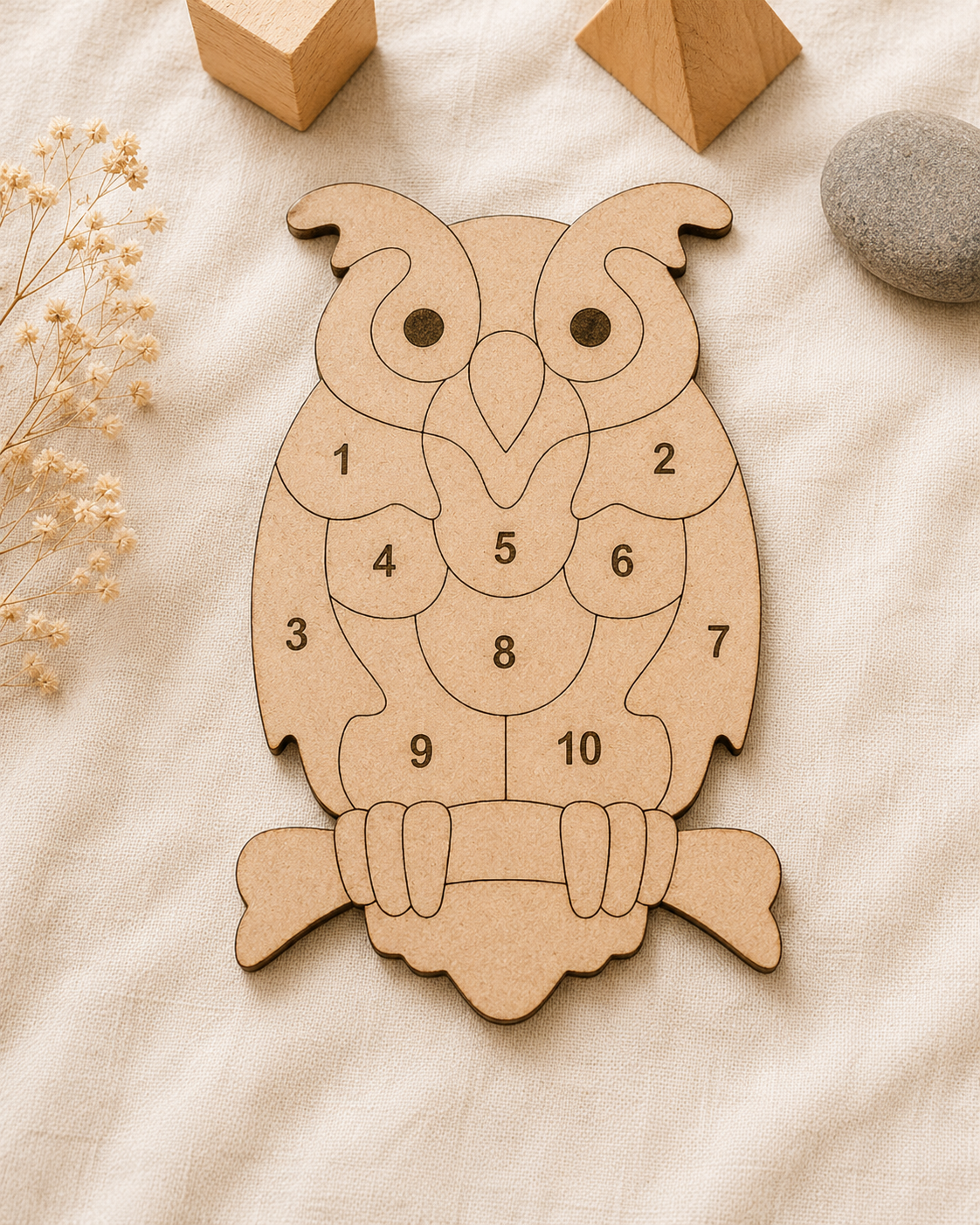 Owl Number Tower Puzzle