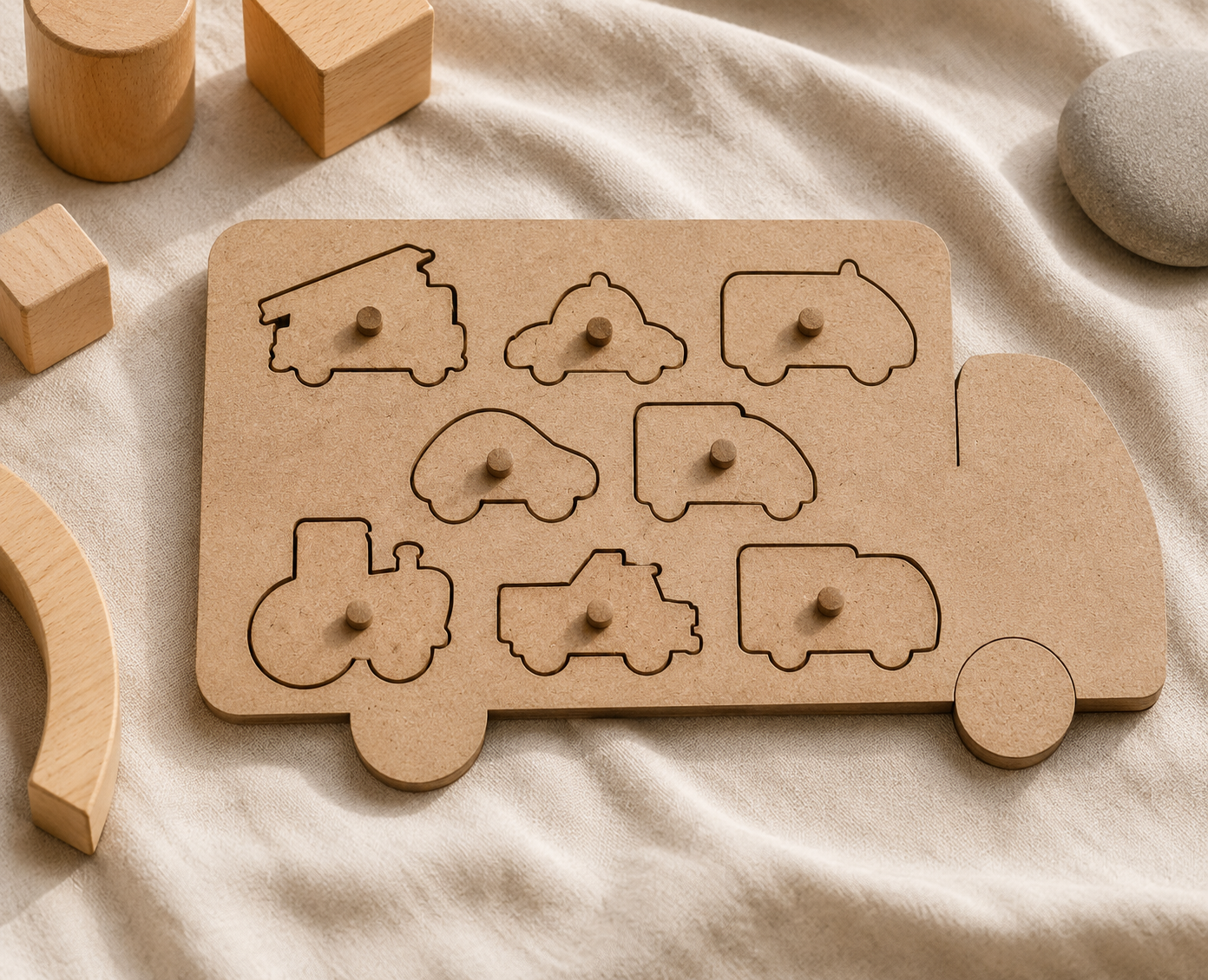 Vehicles Peg Board